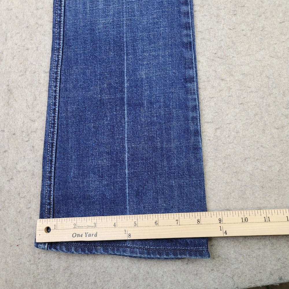 7 For All Mankind "A" Pocket Jeans Womens 26 Blue Dark Wash Bootcut Made in USA - Picture 11 of 12